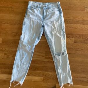 American Eagle High-Waisted Denim Mom Jean